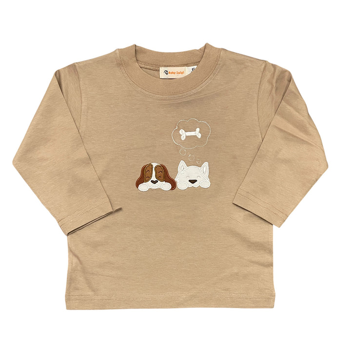 Two Dogs Dreaming Long-Sleeve Shirt by Luigi
