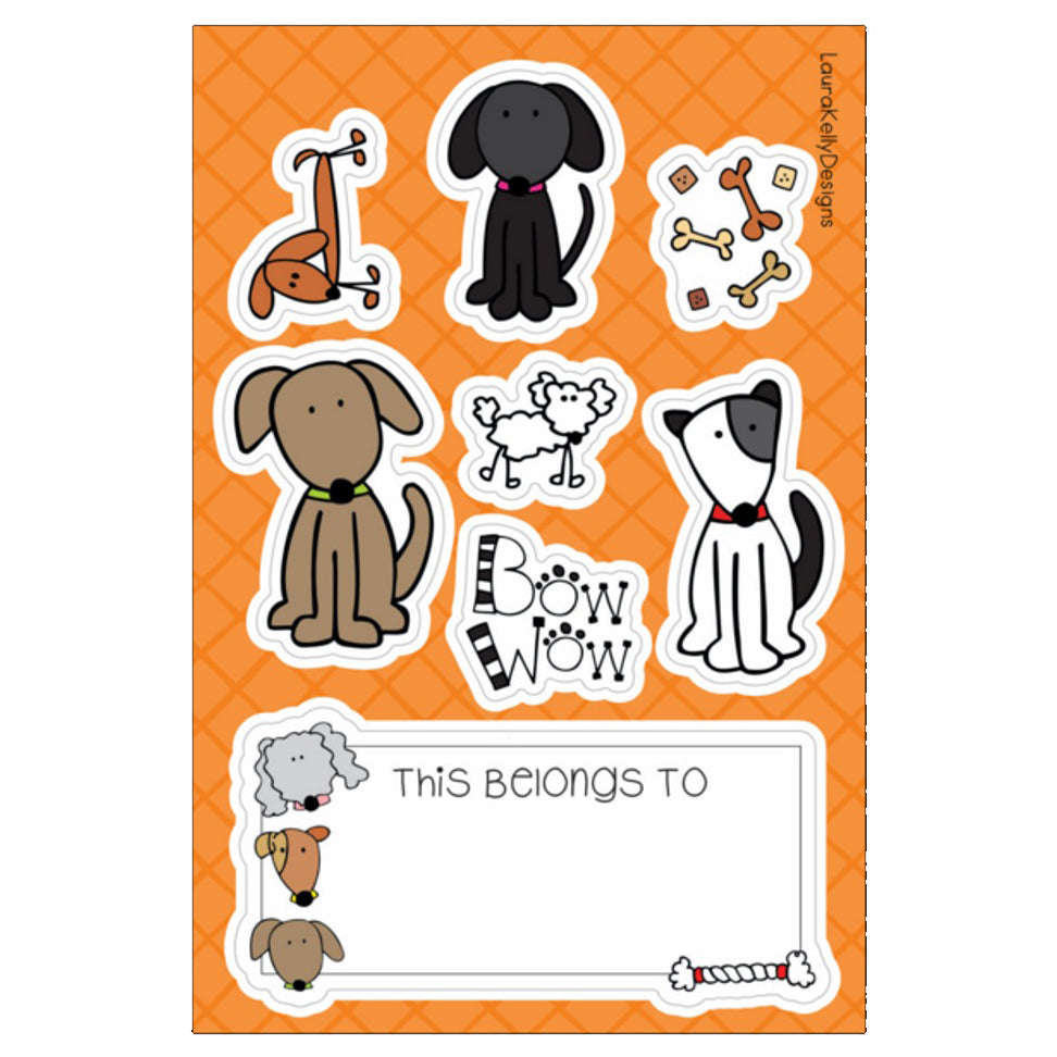 Dog Vinyl Sticker Pack by Laura Kelly Designs
