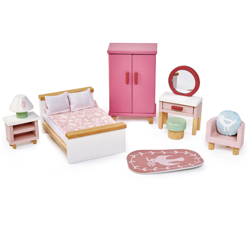 Doll Bedroom Furniture Set by Tender Leaf