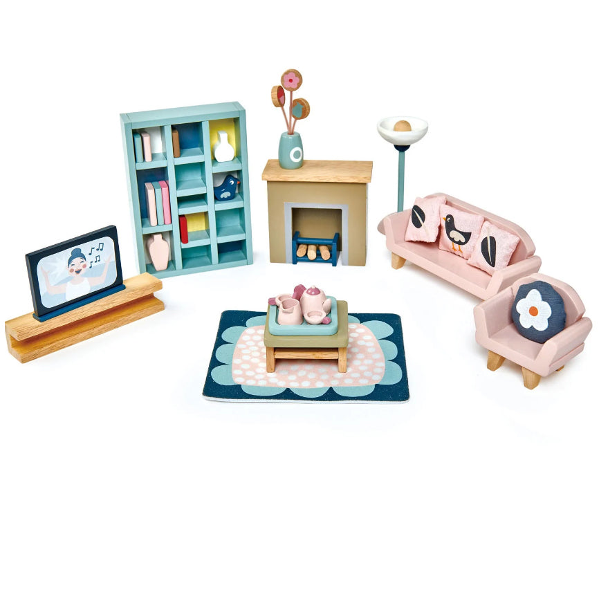 Doll Sitting Room Furniture Set by Tender Leaf