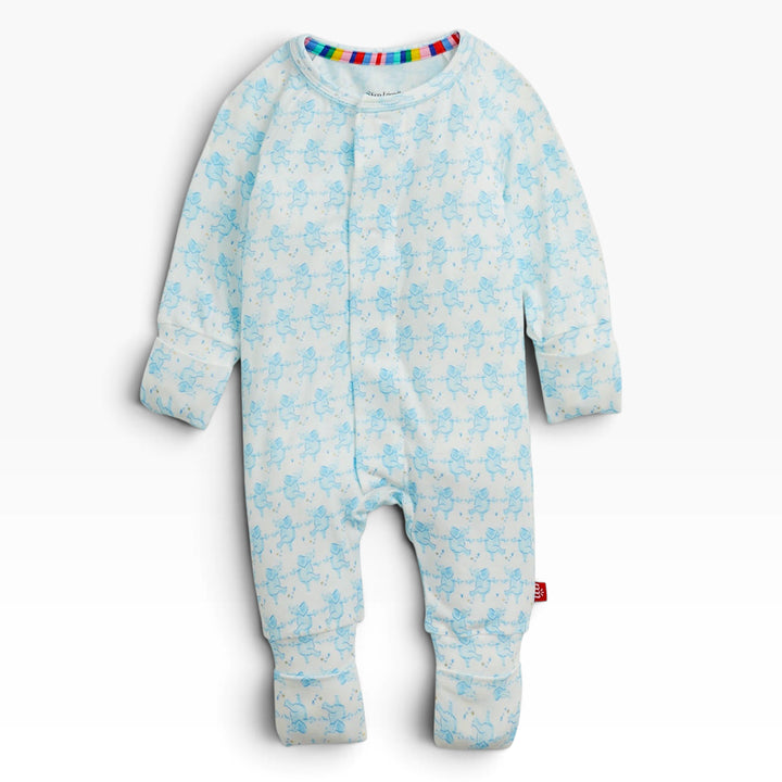 Elephant Trunkettes Blue Modal Coverall by Magnetic Me