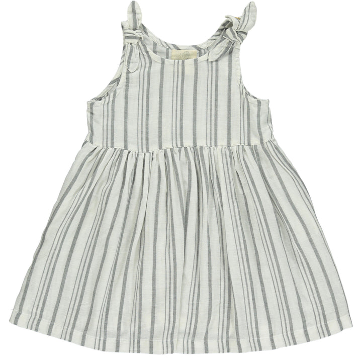 Vignette Emma Grey Stripe Dress