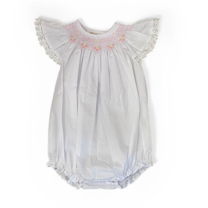White English Smocked Bubble by Rosalina