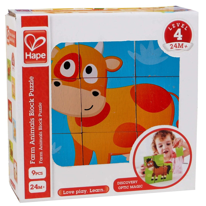Farm Animals Block Puzzle by Hape