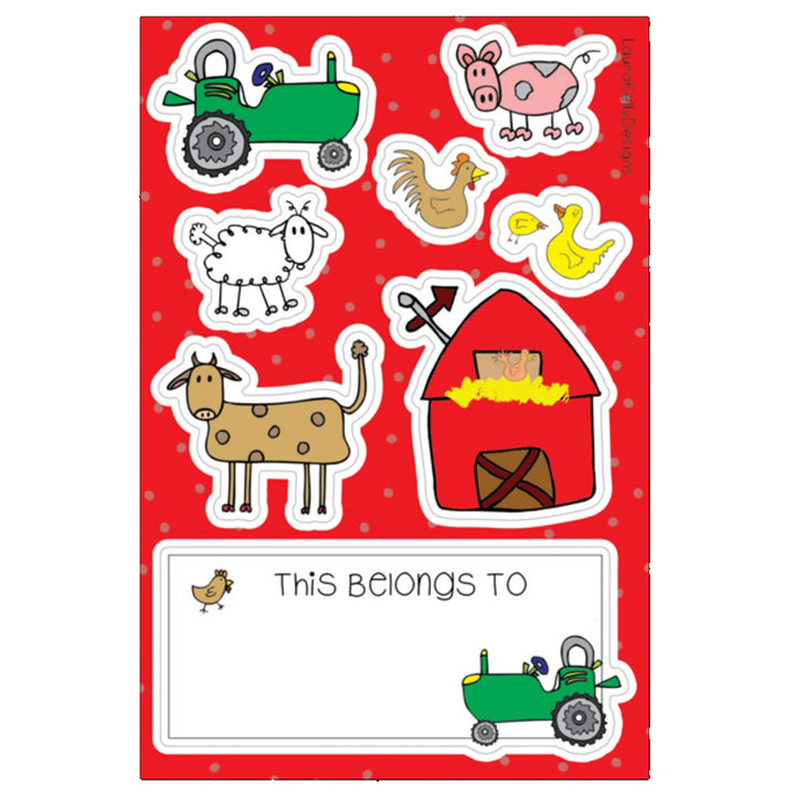 Farm Vinyl Sticker Pack by Laura Kelly Designs