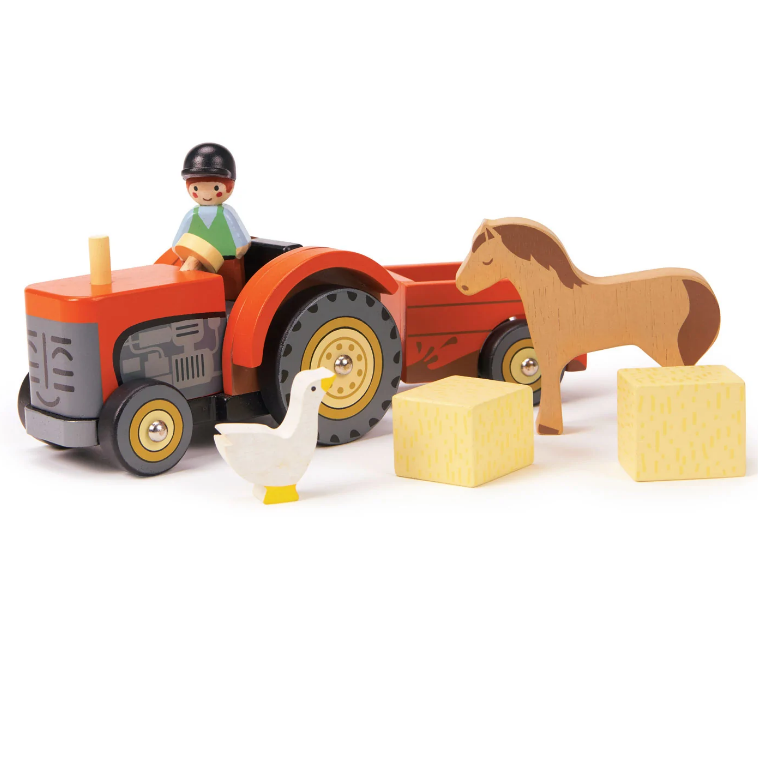 Tender Leaf Toys Farmyard Tractor (Ages 18M+)