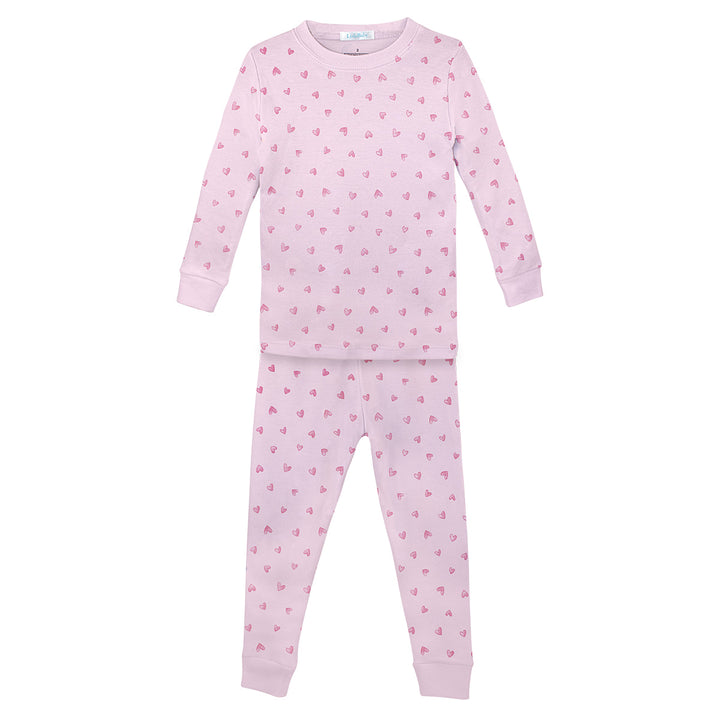 Festive Hearts Two-Piece Pajama by LydaBaby
