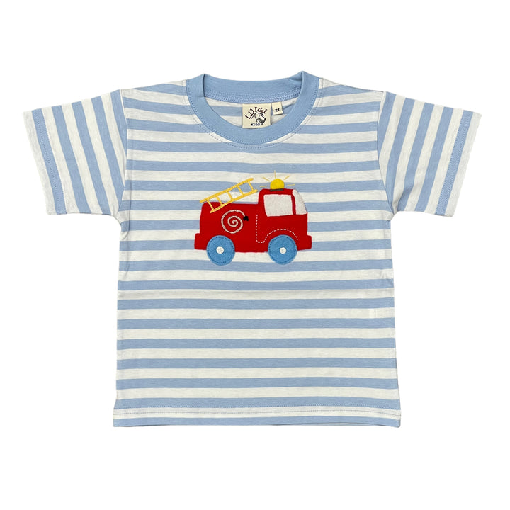 Luigi Boys Fire Truck Shirt