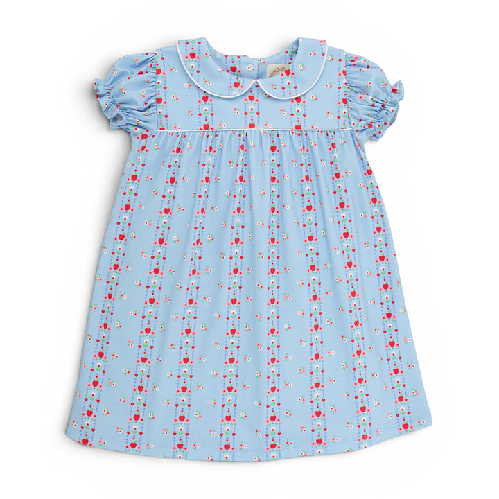 First Day Flowers Holly Day Dress by The Beaufort Bonnet Company