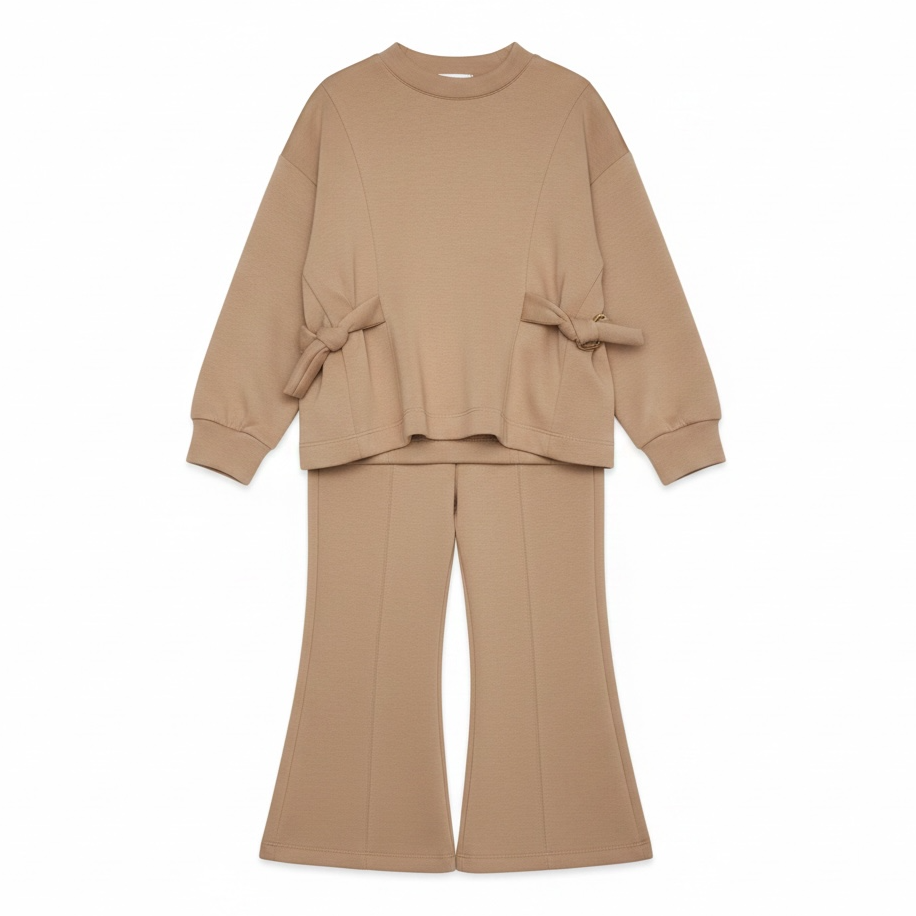 Fleece Long Trouser Set by Abel & Lula