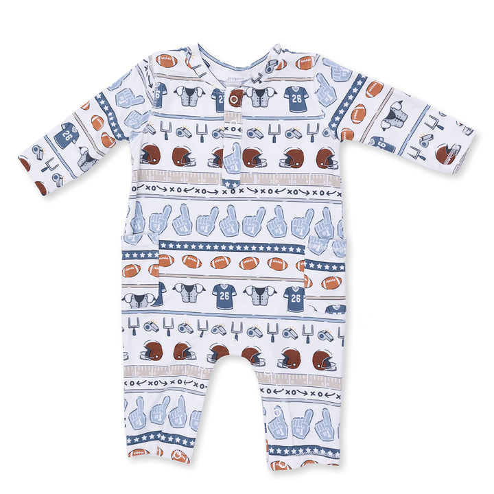Football Stripe Romper by Angel Dear