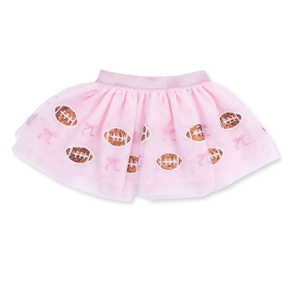 Footballs Tutu Skirt with Bicycle Shorts by Angel Dear
