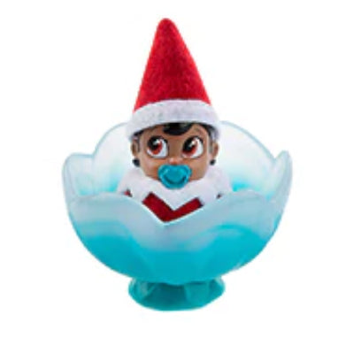 Frost Pips™ Baby Elf in Magical Frost Flower by Lumistella