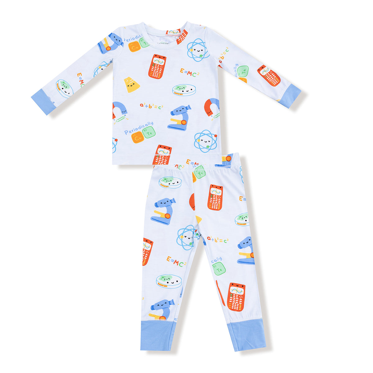 Blue Future Scientist Long-Sleeve Loungewear Set by Angel Dear