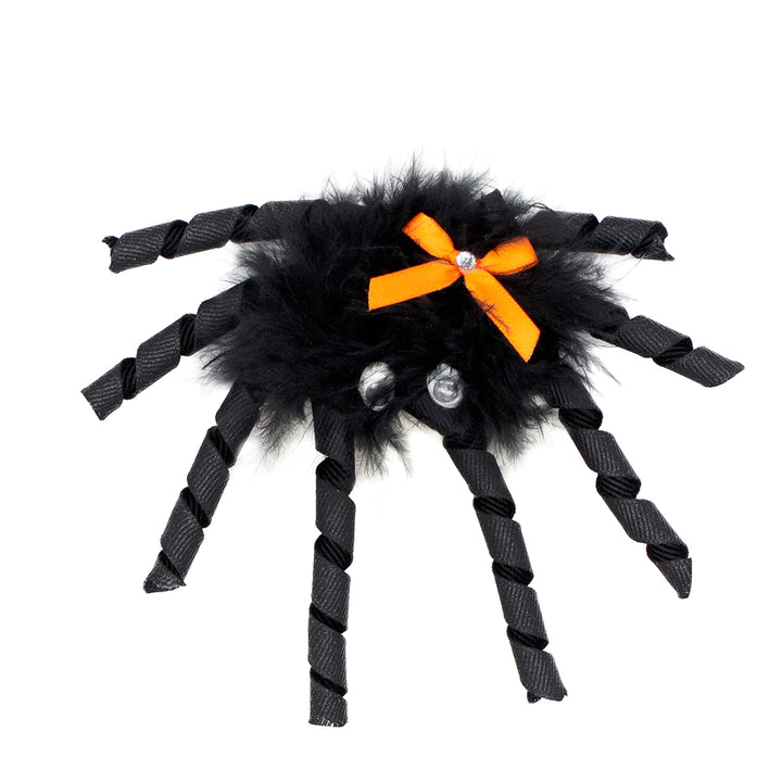 Fuzzy Spider Sculpture Bow by Wee Ones
