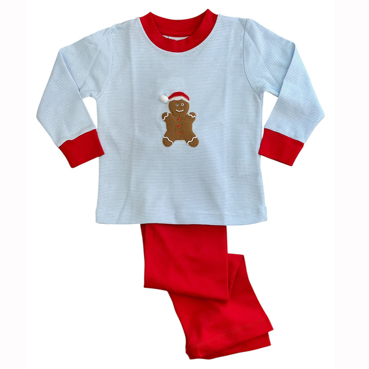 Gingerbread Applique Pant Set by Squiggles