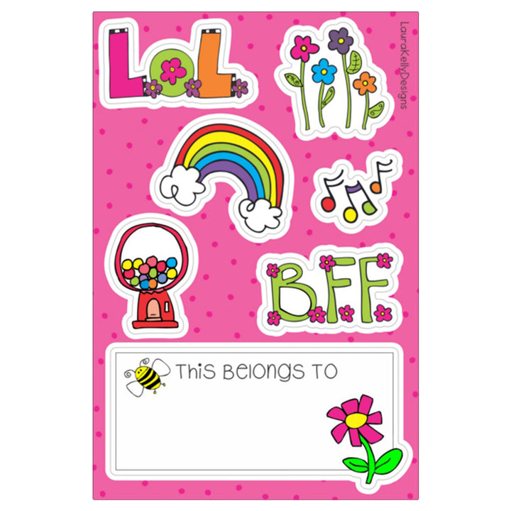 Girl Power Vinyl Sticker Pack by Laura Kelly Designs