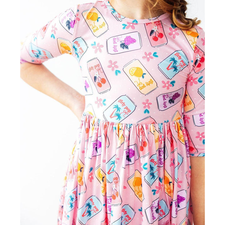 Girly Pop Pocket Twirl Dress by Mila & Rose