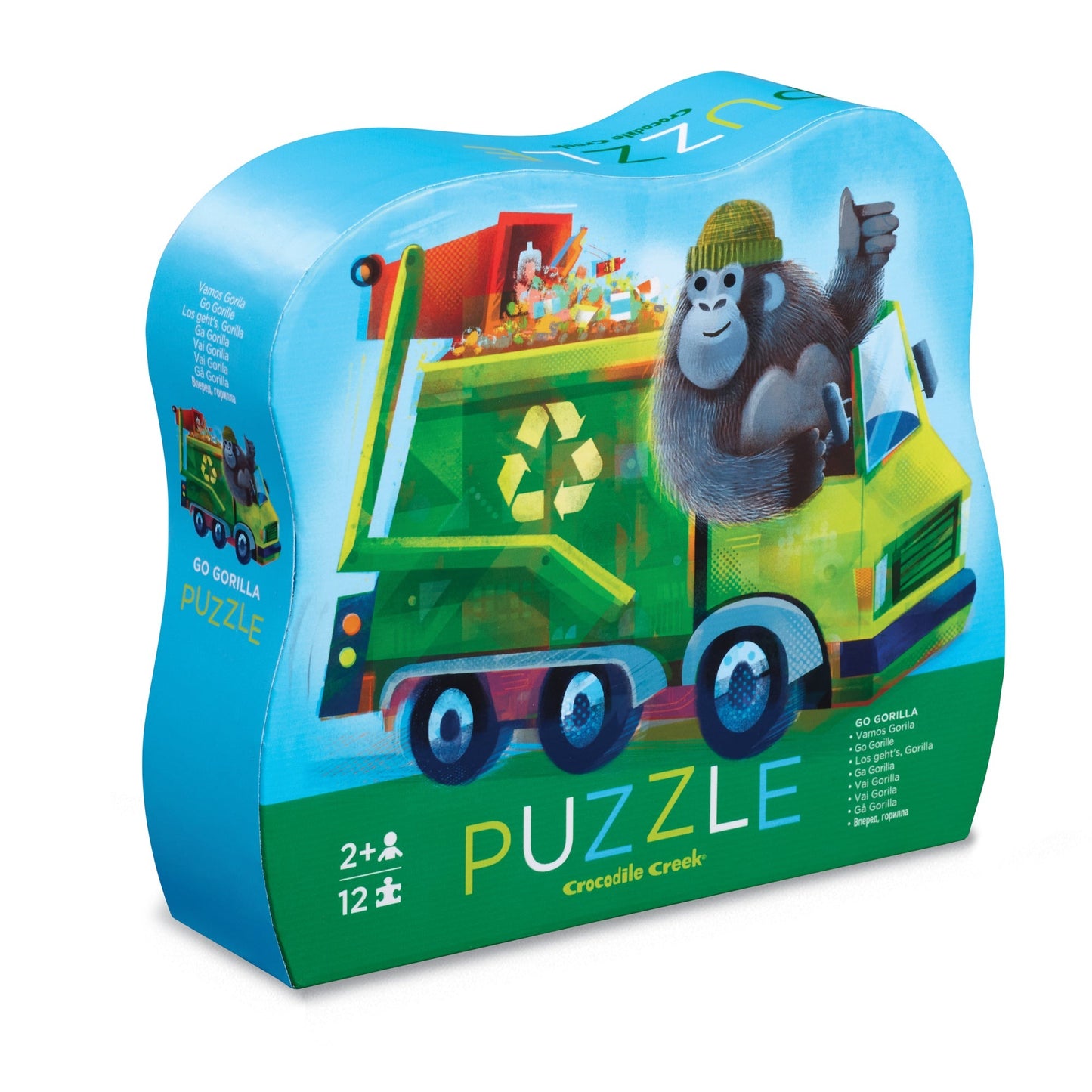 Crocodile Creek Go Gorilla 12-Piece Puzzle (Age 2+)