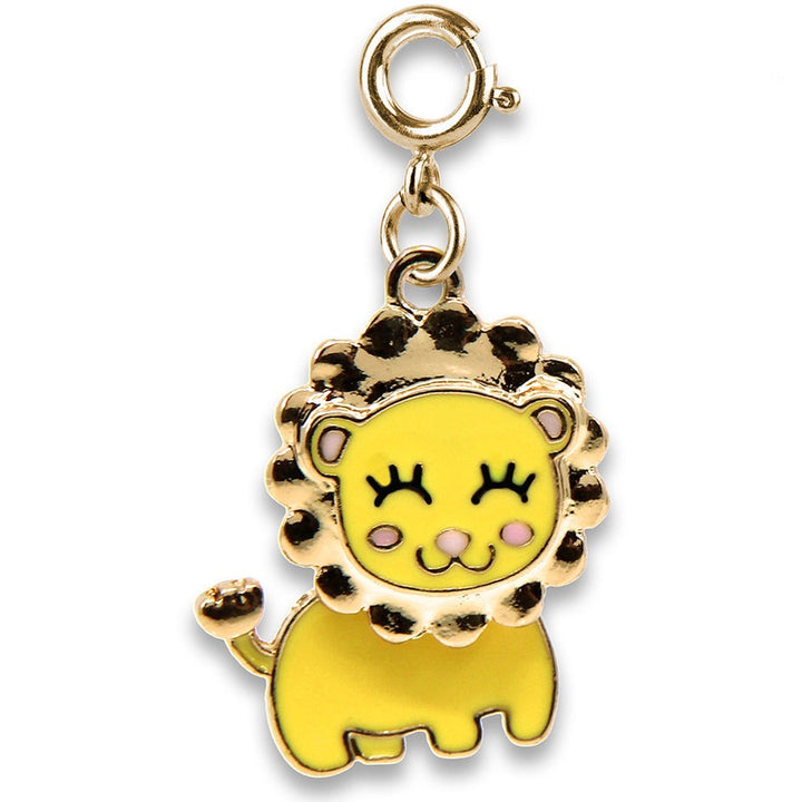 Gold Swivel Lion Charm by Charm It!