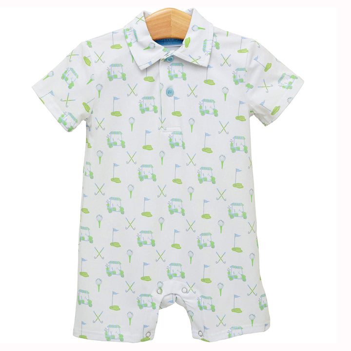 Caddy Club Golf Romper by Trotter Street Kids