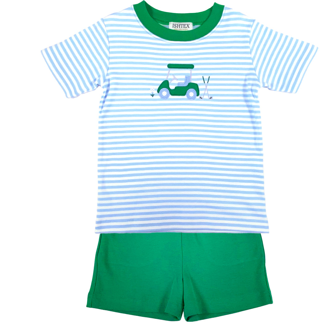 Golf Cart Boy's Short Set by Ishtex