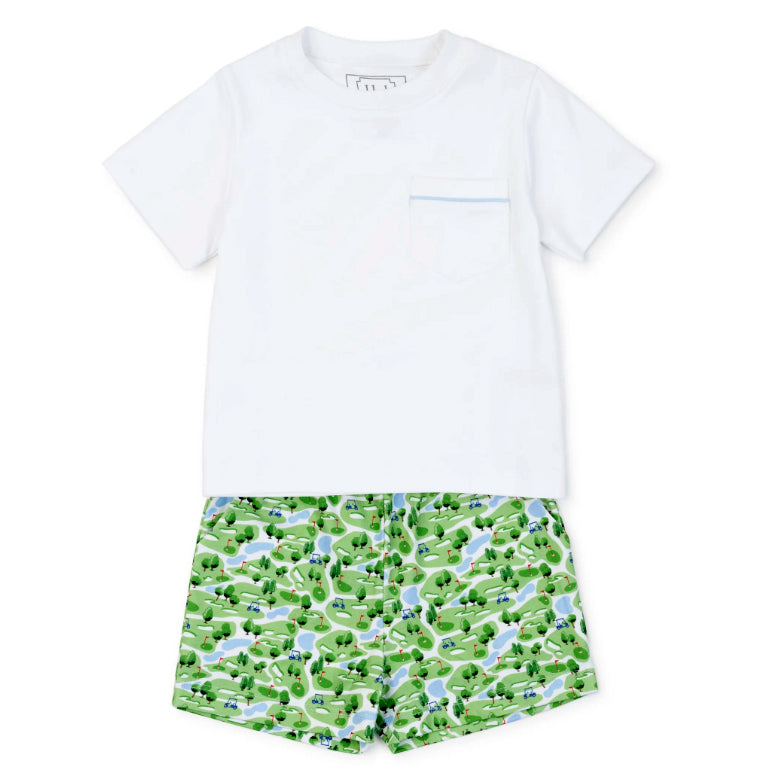 Par for the Course Boy Short Set by Lila & Hayes
