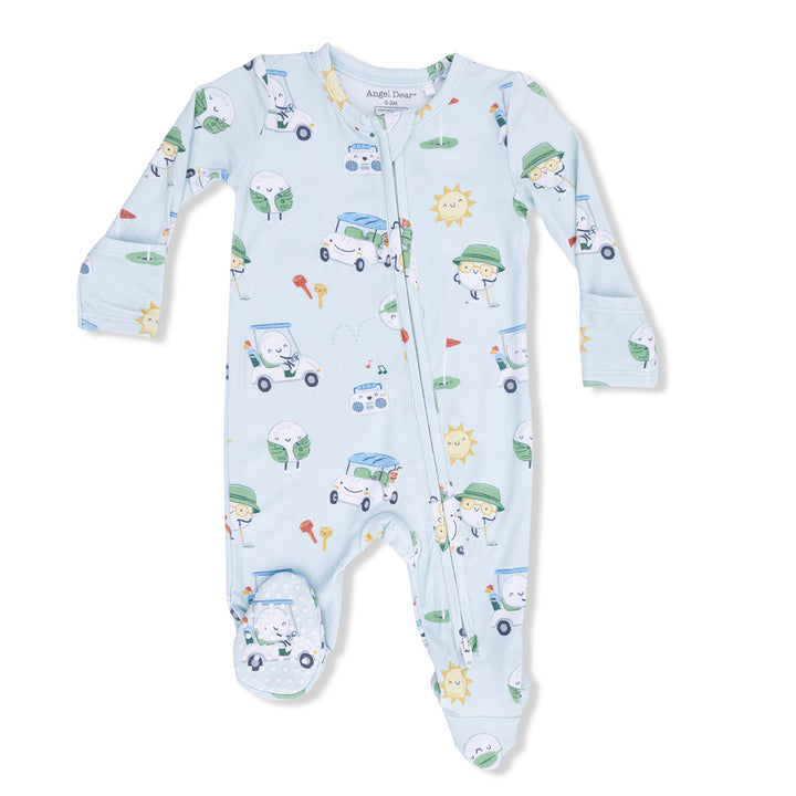 Golf Pro 2-Way Zipper Footie by Angel Dear