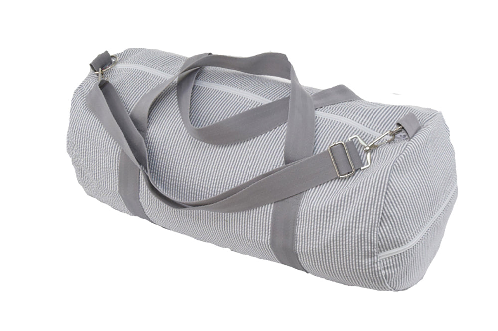 Mint Weekend Seersucker Duffel - 4 Colors