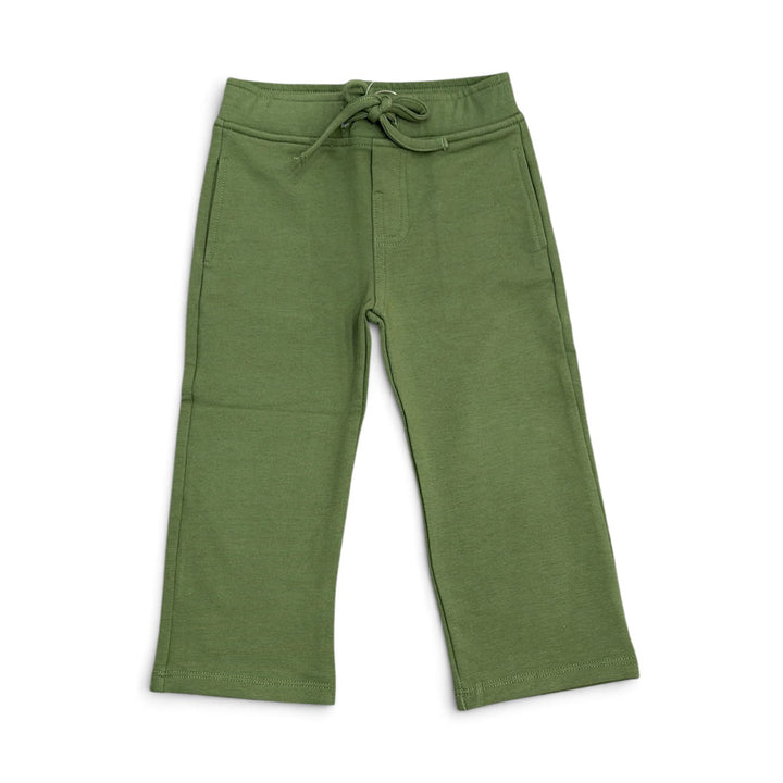 Green French Terry Pants by Baby Club Chic