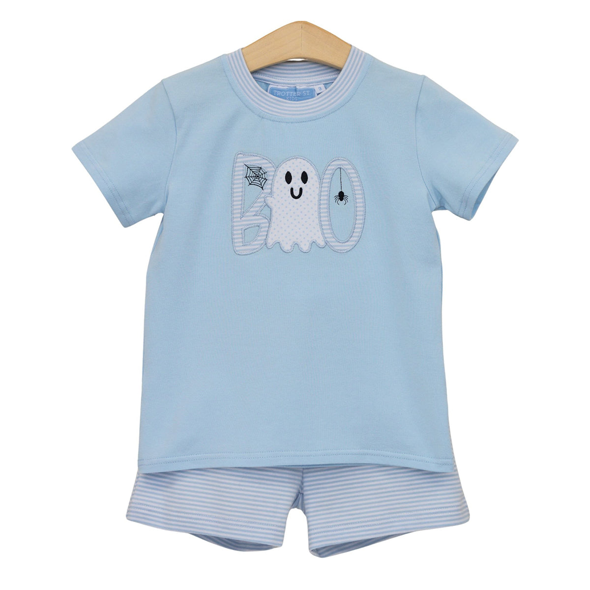 Halloween "Boo" Boys Short Set by Trotter Street Kids