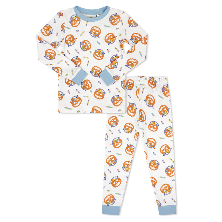 Blue Boo to You Halloween Pajama Set by Lullaby Set