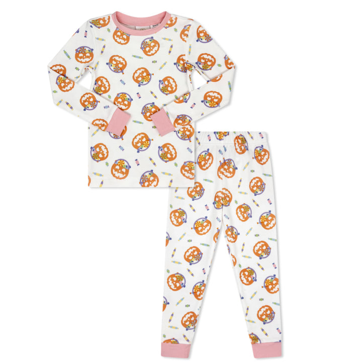 Pink Boo to You Halloween Pajama Set by Lullaby Set