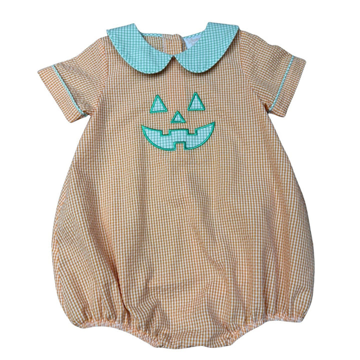Halloween Jack o' Lantern Boy Bubble by Whimsy Bay Kids