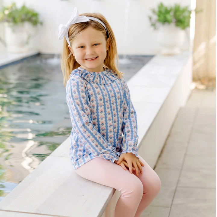 Harvest Ribbon Floral Lulu Legging Set by Lila & Hayes