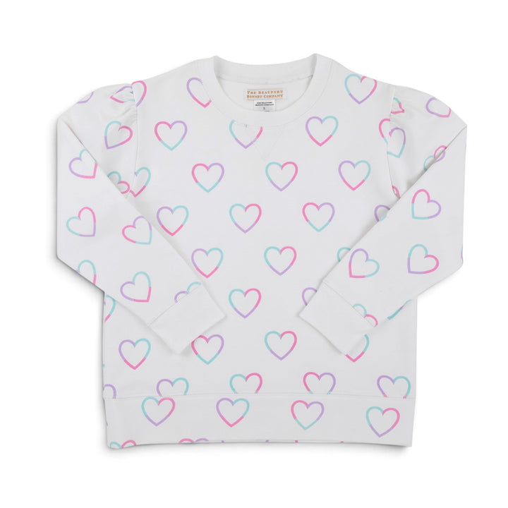 Have a Little Heart Cassidy Comfy Crewneck by The Beaufort Bonnet Company