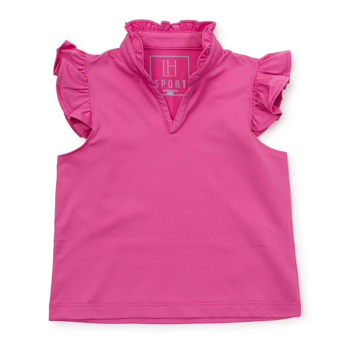 Hot Pink Ellie Performance Shirt by Lila + Hayes