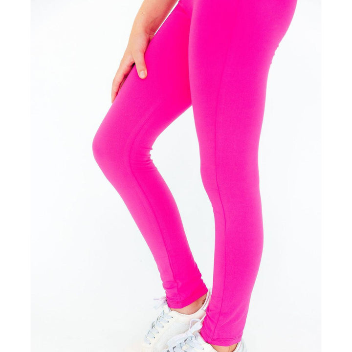 Hot Pink Leggings by Mila & Rose
