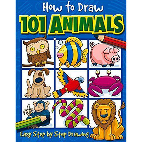 How to Draw 101 Animals Book