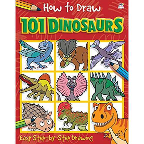 How to Draw 101 Dinosaurs Book