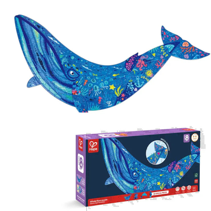 Humpback Whale Shimmer Floor Puzzle by Hape