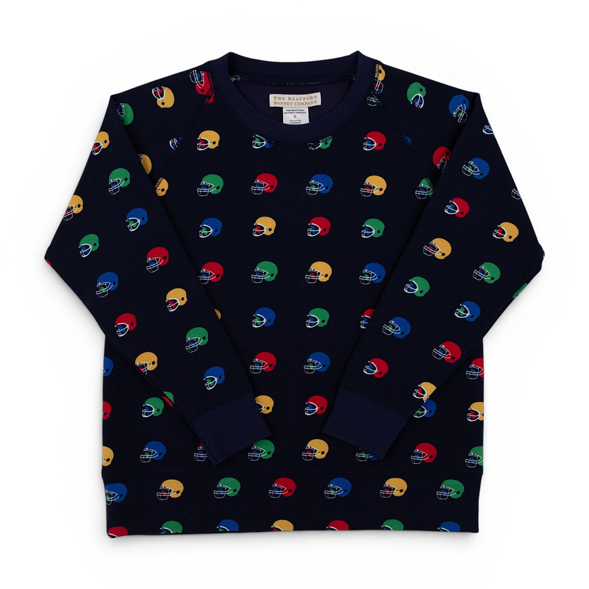 Hut! Football Helmets Cassidy Comfy Crewneck by The Beaufort Bonnet Company
