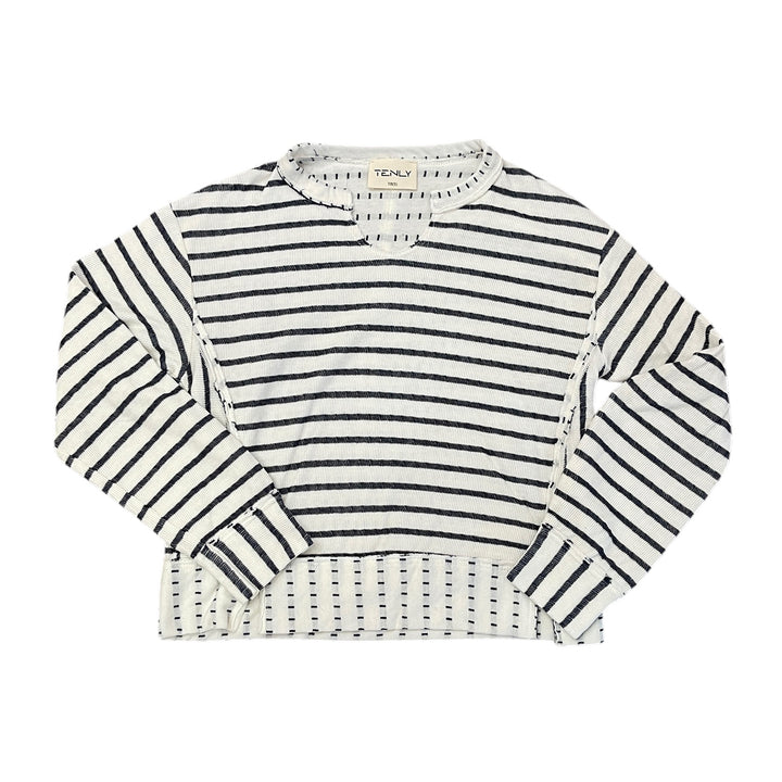 Indigo Storm Striped Top by Tenly