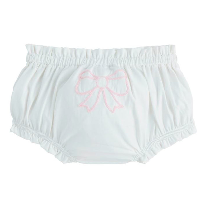 Ivory Bloomer with Chain Stitch Bow by Mud Pie