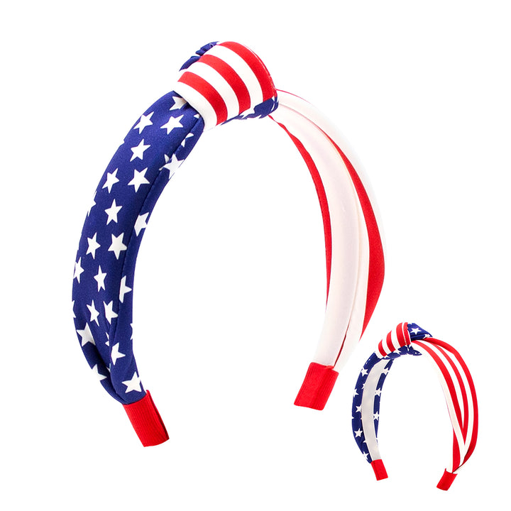 Patriotic Print Headband by Wee Ones