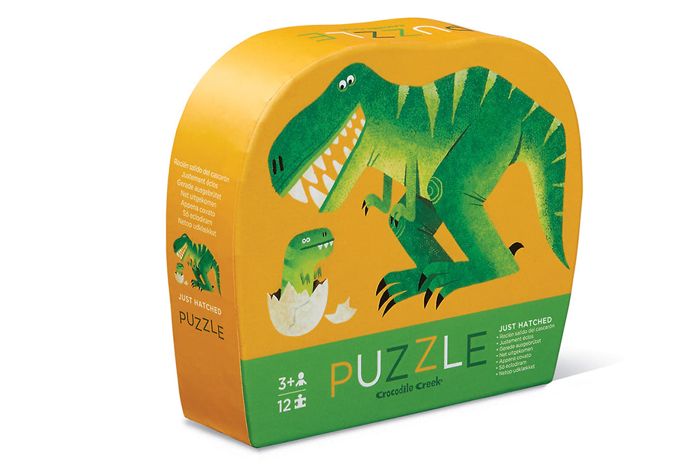 Crocodile Creek Just Hatched Dinosaur 12-Piece Puzzle (Age 2+)