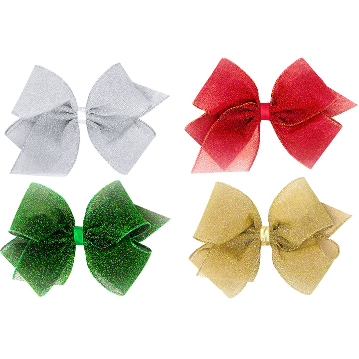Wee Ones King Sparkle Glimmer Bow (4 Colors)