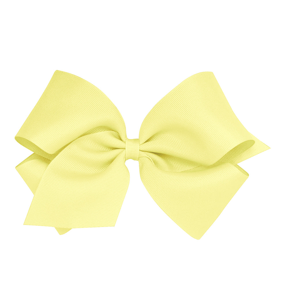KING (6.25" wide) Grosgrain Bow by Wee Ones (47 Colors)