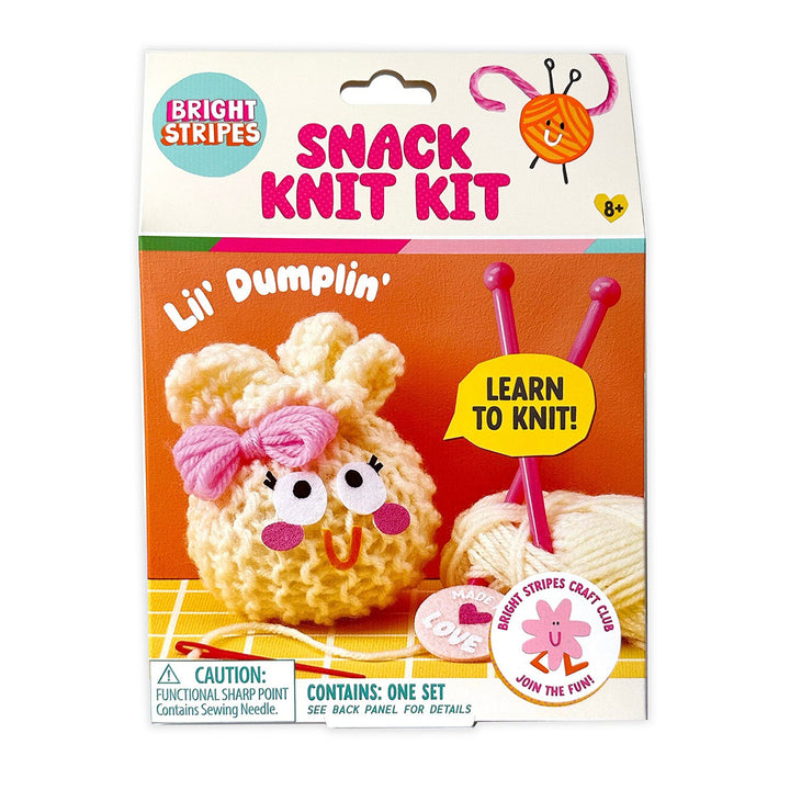 Lil' Dumpling Knit Kit by Bright Stripes