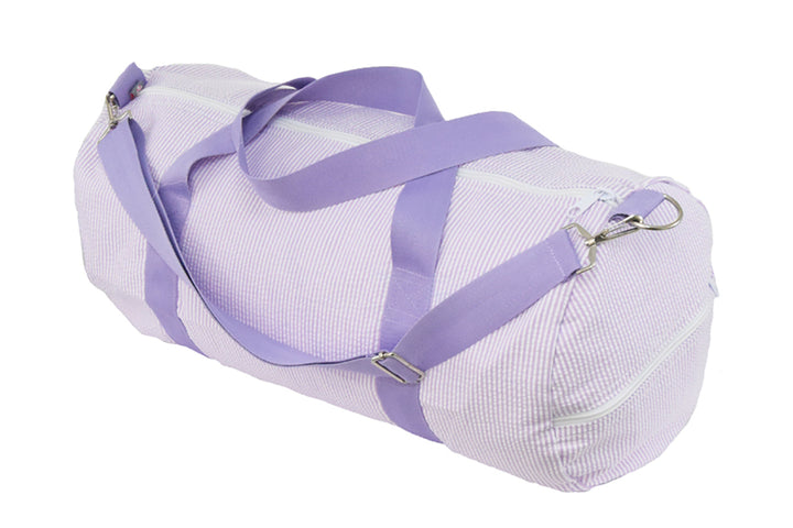 Mint Weekend Seersucker Duffel - 4 Colors